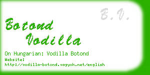 botond vodilla business card
